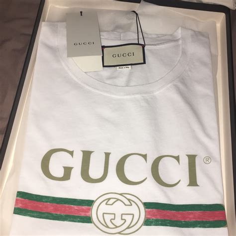 gucci tee shirt replica|authentic gucci tag.